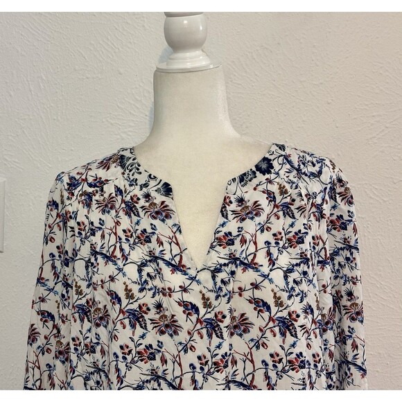 Anthropologie One September Size M  Caia Floral Blouse Boho Peasant Festival - Picture 3 of 13